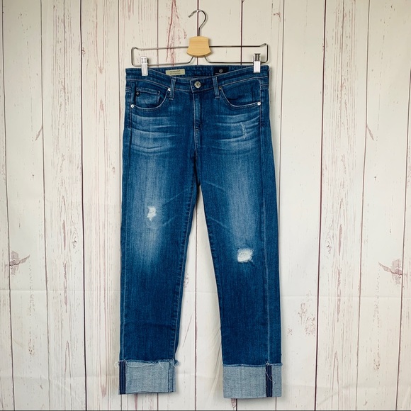 Ag Adriano Goldschmied Denim - Adriano Goldschmied The Stevie Cuff Slim Straight